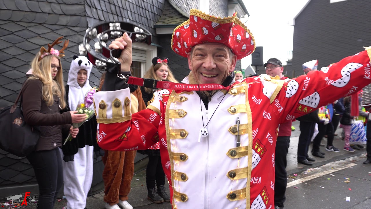 Dawerkusen from above - Karneval in Dabringhausen