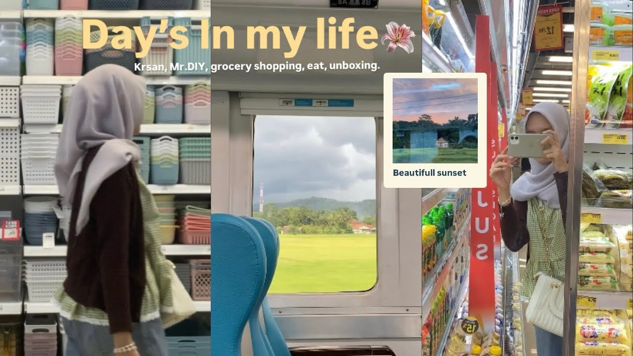 Day’s in my life | 20’s diary : kampus, Mr.DIY, grocery shopping, eat, unboxing.