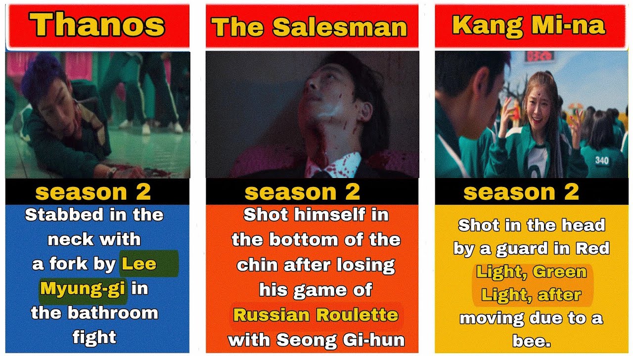 Who has the saddest death in Squid Game season  2?
