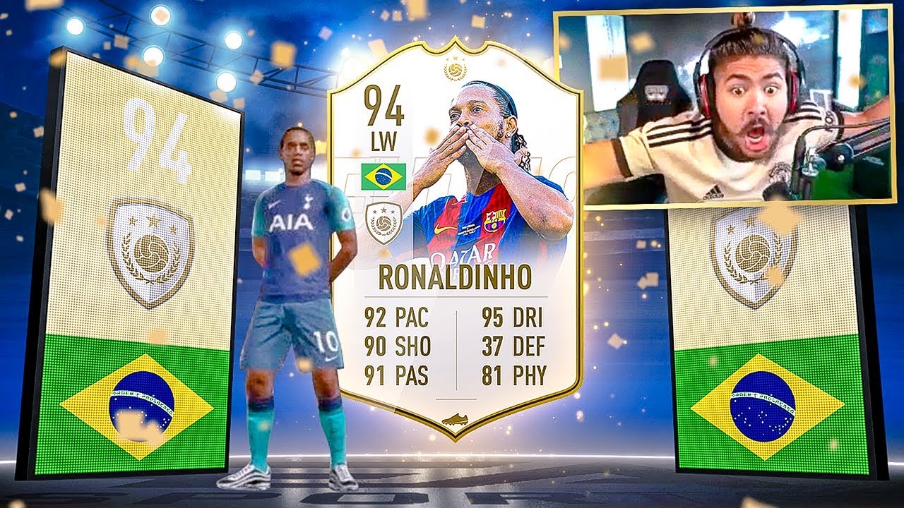 Мне выпал Прайм Роналдиньо!! Лучшие наборы иконок в истории!! FIFA 19