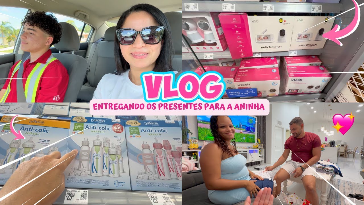 FUI NO WALMART COMPRAR MAIS UM PRESENTE PRA ANINHA E ELA COMEÇOU A ABRIR OS PRESENTES DO BABY BEN