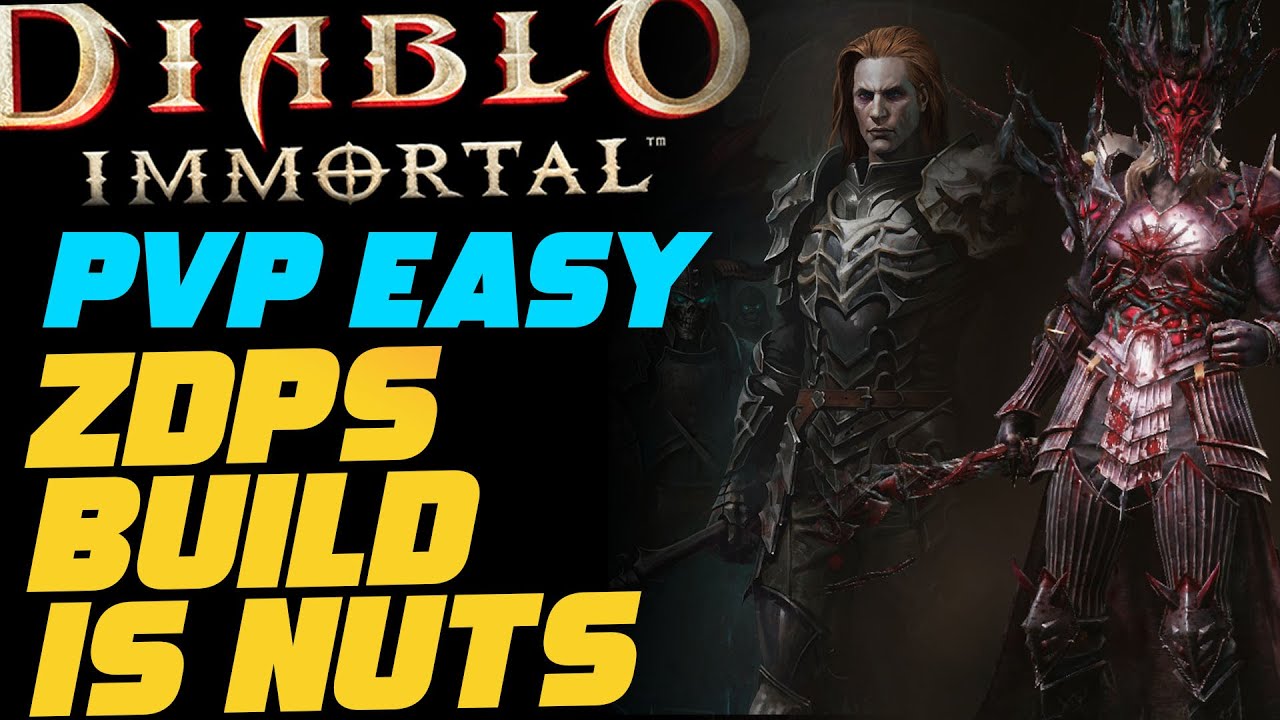 The Best NECROMANCER BUILD Does Zero Damage - This zDPS PVP Setup Is INSANE | Diablo Immortal