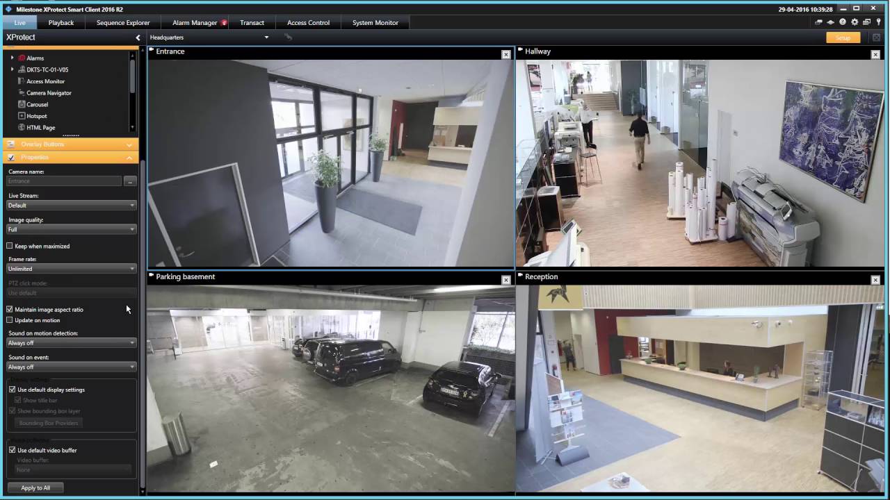 XProtect&reg; Smart Client 2016 R2: Advanced mode - introduction