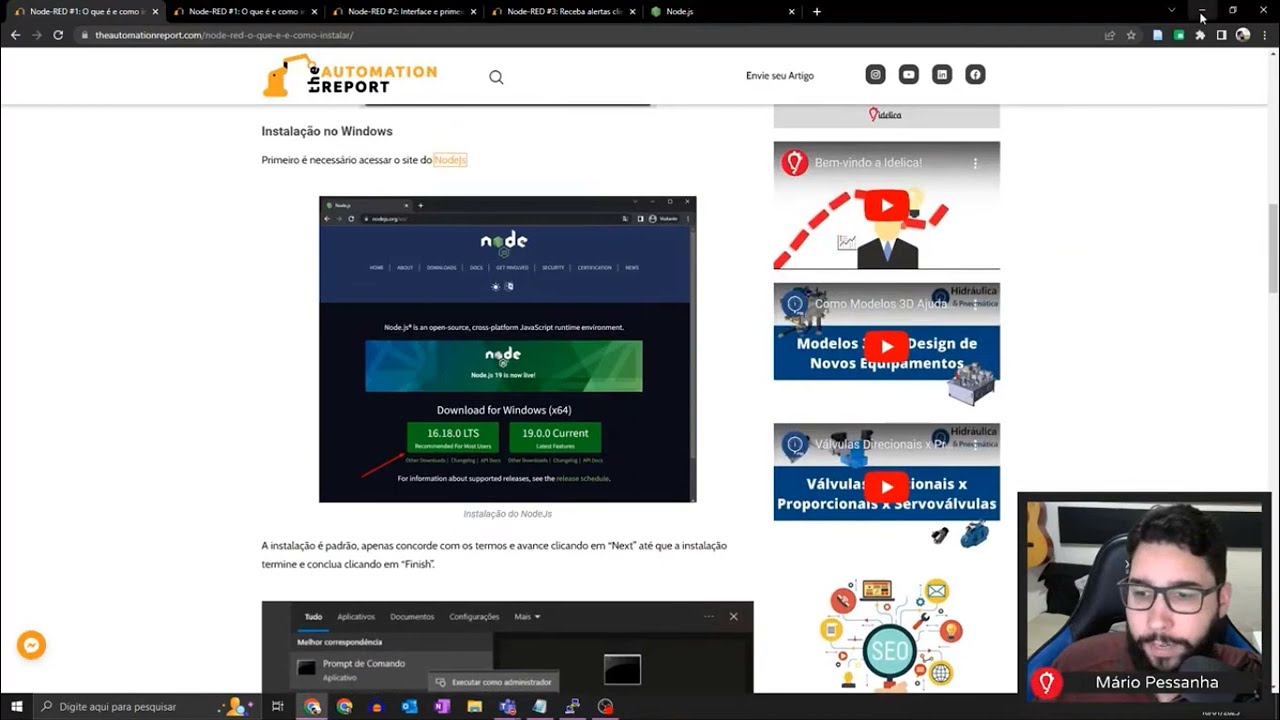 Tutorial de Node-RED #1 - Como Instalar