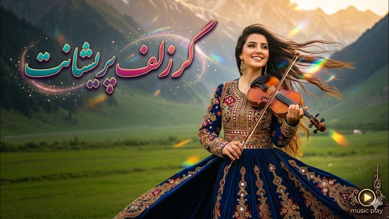 بازخوانی آهنگ احمد ظاهر «گر زلف پریشانت»توسط هوش مصنوعی 🎧🎶Gar Zolf Paraishanat Ahmad Zahir's Song 