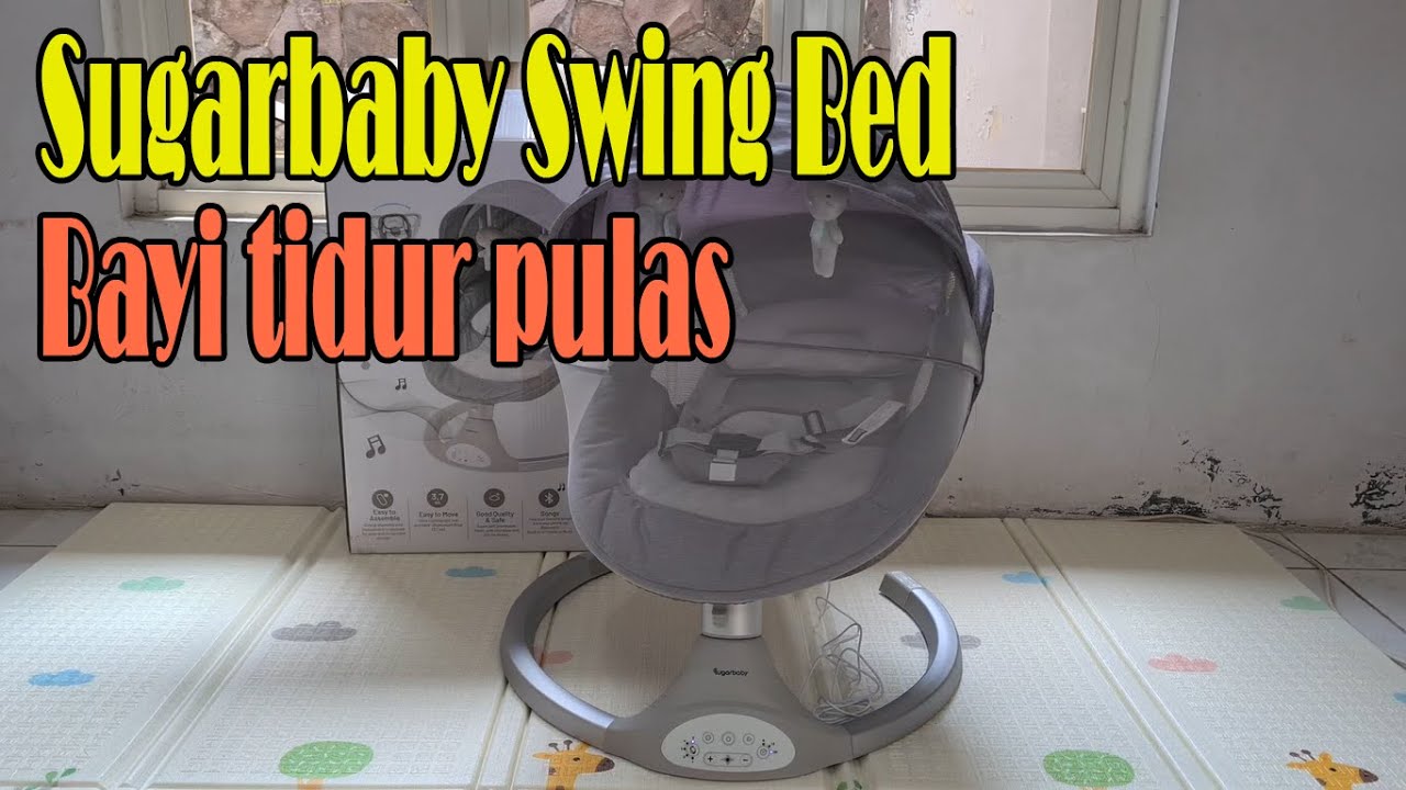 Sugarbaby HUG ME Swing Bed Bouncer || Ayunan Bayi Elektrik || Review Mantap
