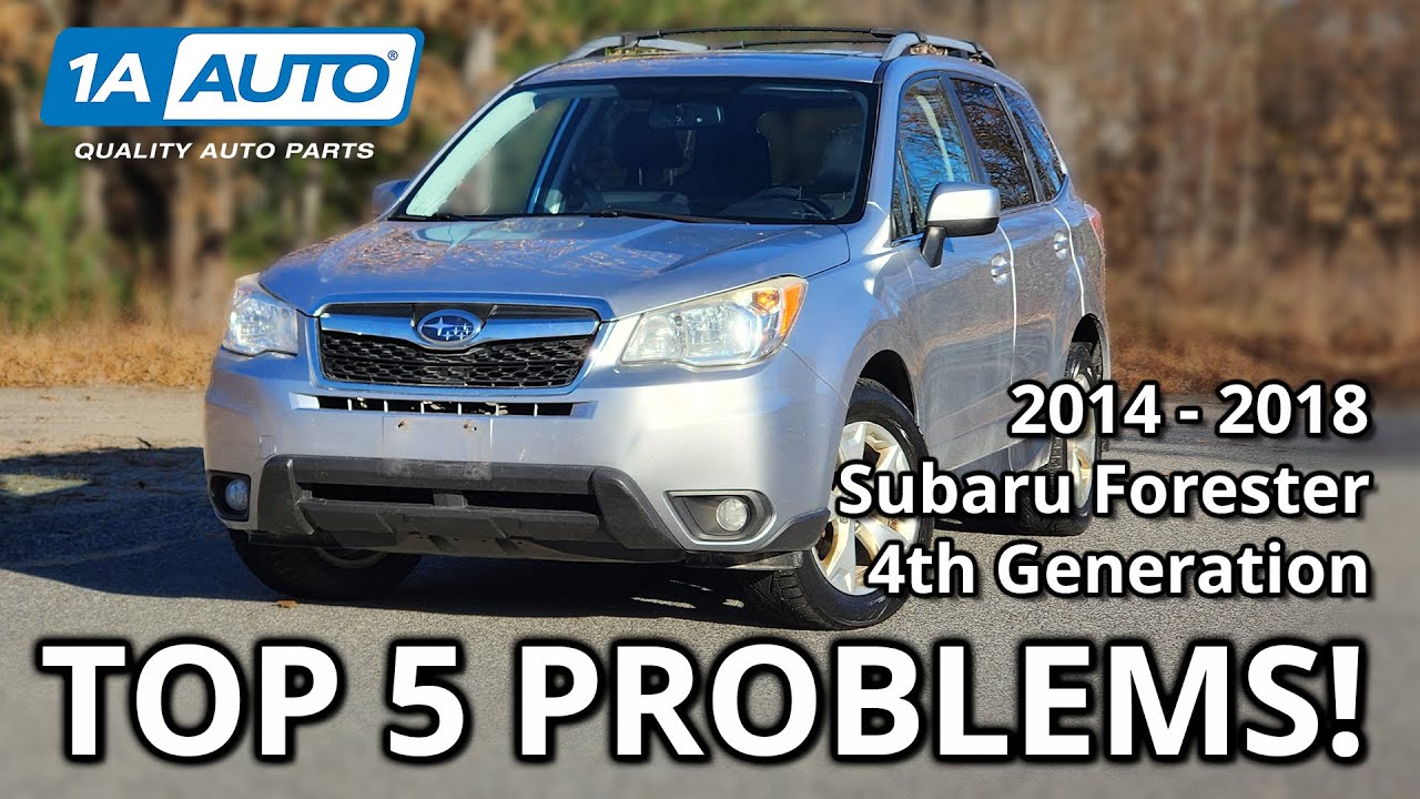 5 главных проблем внедорожника Subaru Forester 2014-2018 4-го поколения