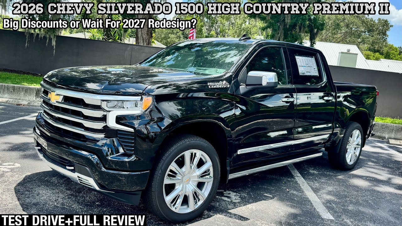 2026 Chevy Silverado 1500 High Country Premium II: ТЕСТ-ДРАЙВ + ПОЛНЫЙ ОБЗОР
