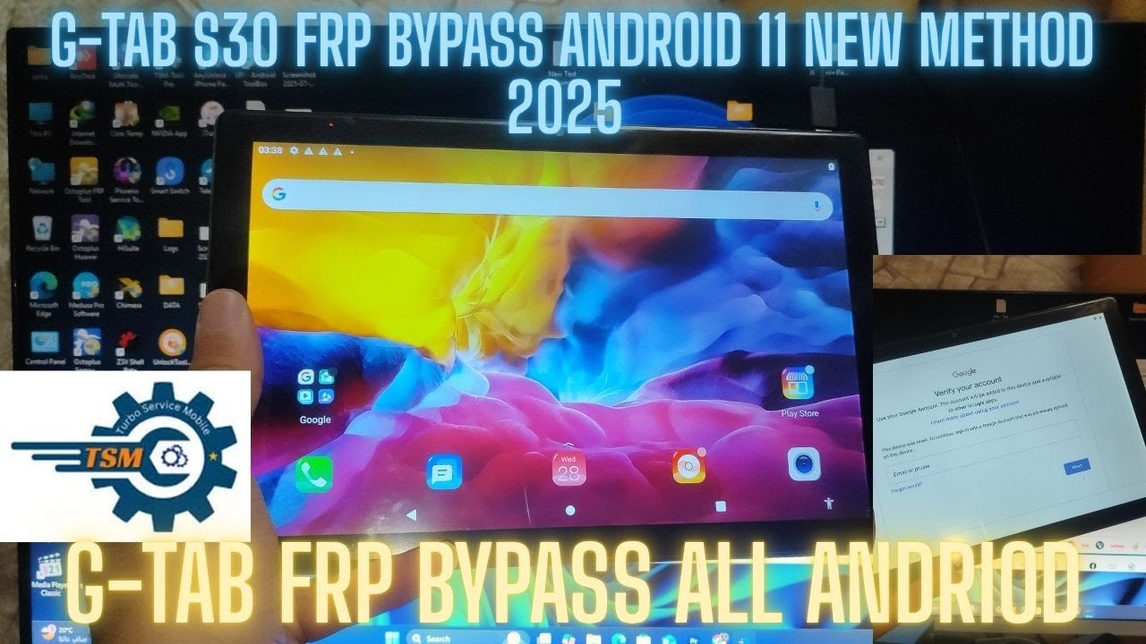 REMOVE FRP G-TAB S30 FRP BYPASS ANDROID 11 NEW METHOD 2025  BY JQGSM