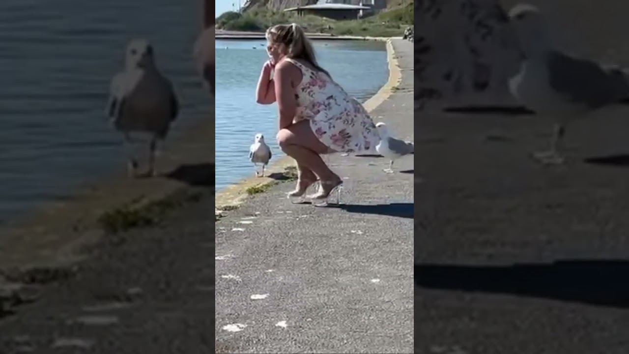 👠 Women in high heels | Walking | At the park | Stockings | Hold up's 