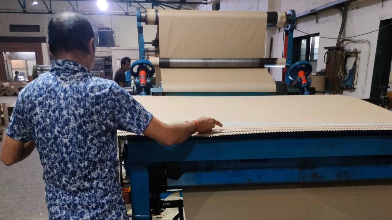 How to operate Corrugation Machine in Box making Company// कोरोगेशन मशीन कैसे चलाएं//
