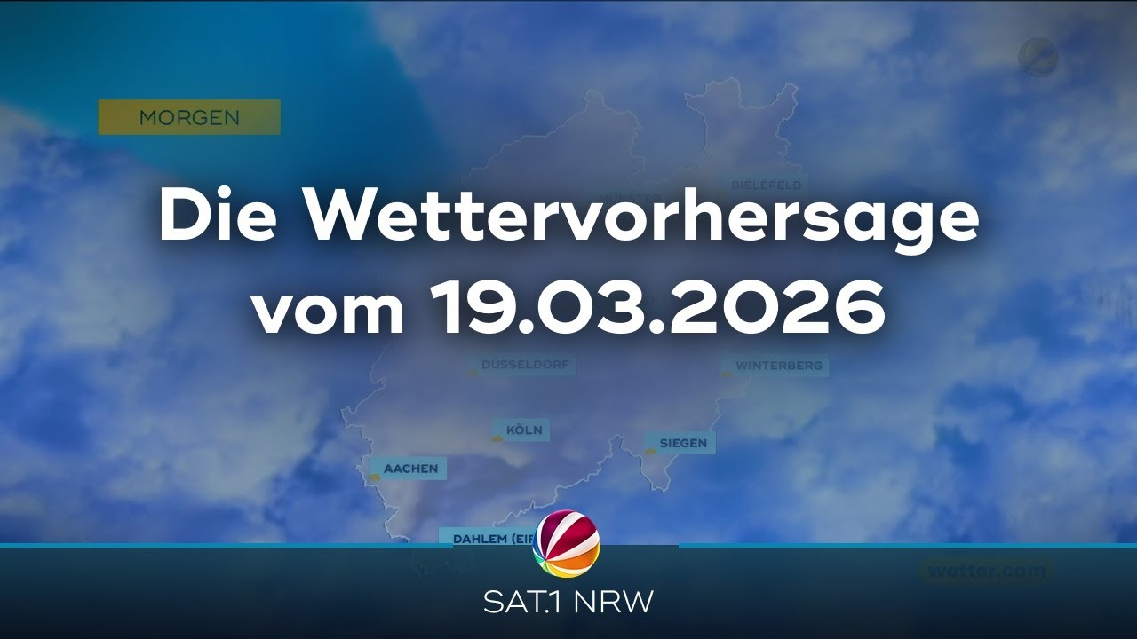 Die Wettervorhersage vom 19.03.2026