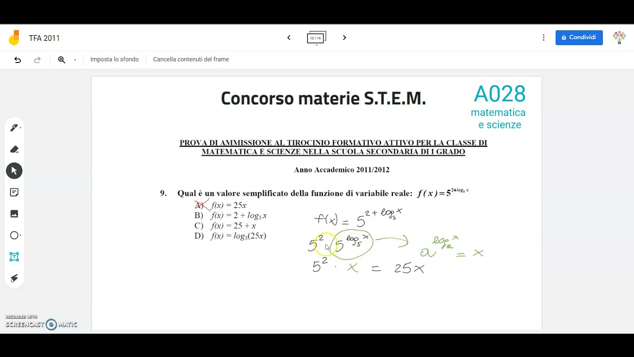 Concorso STEM TFA 2011 (7-12)