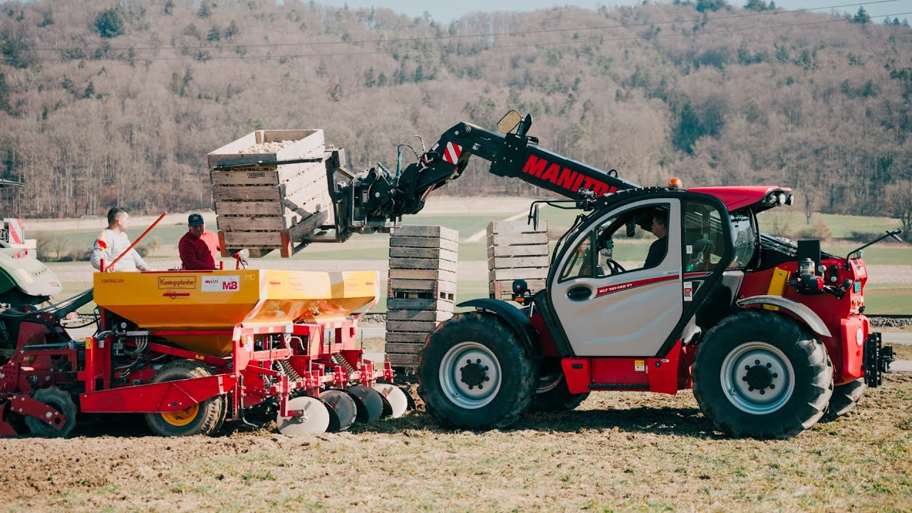 Praxisbericht Manitou MLT 741 V+ bei Rathgeb Bioprodukte AG