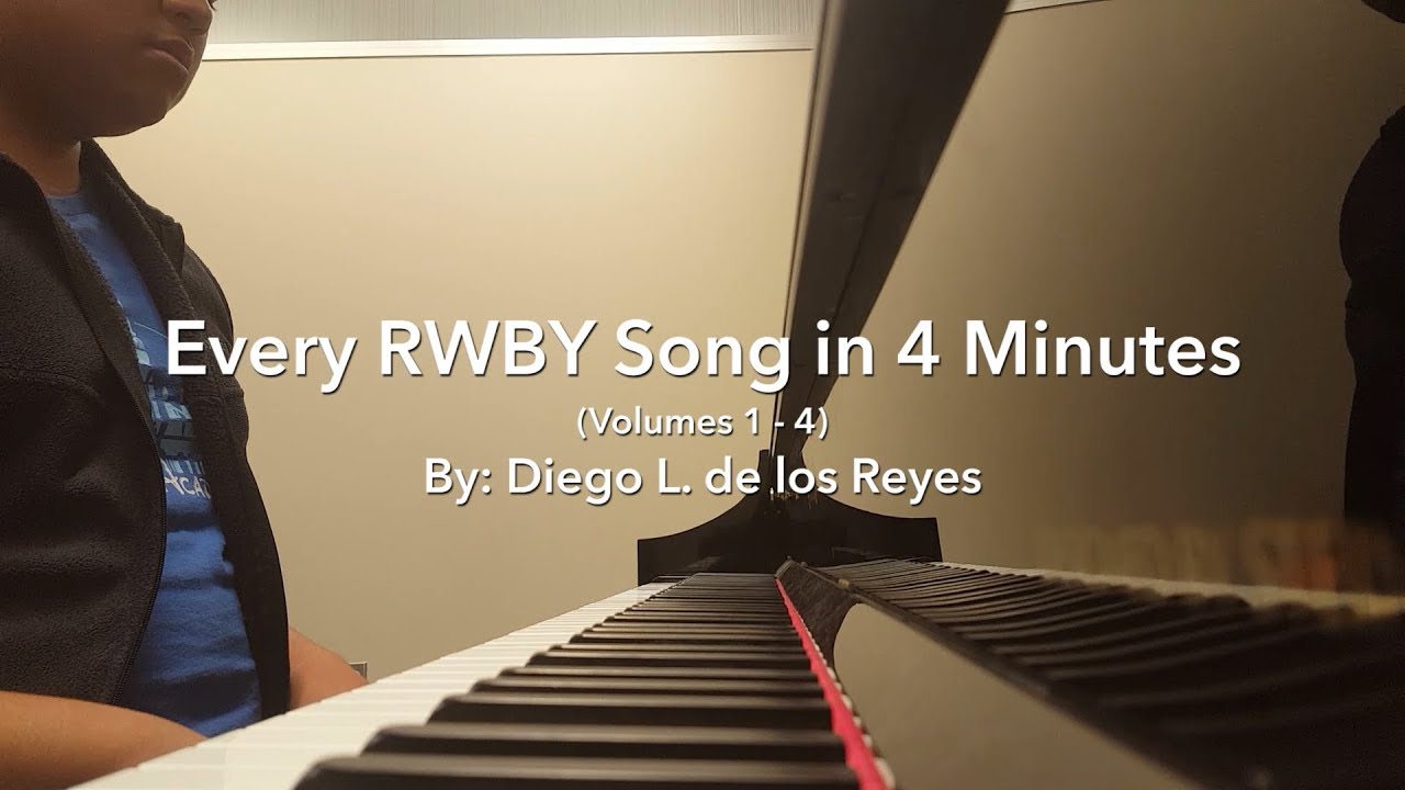 Playing Every RWBY Song in 4 Minutes