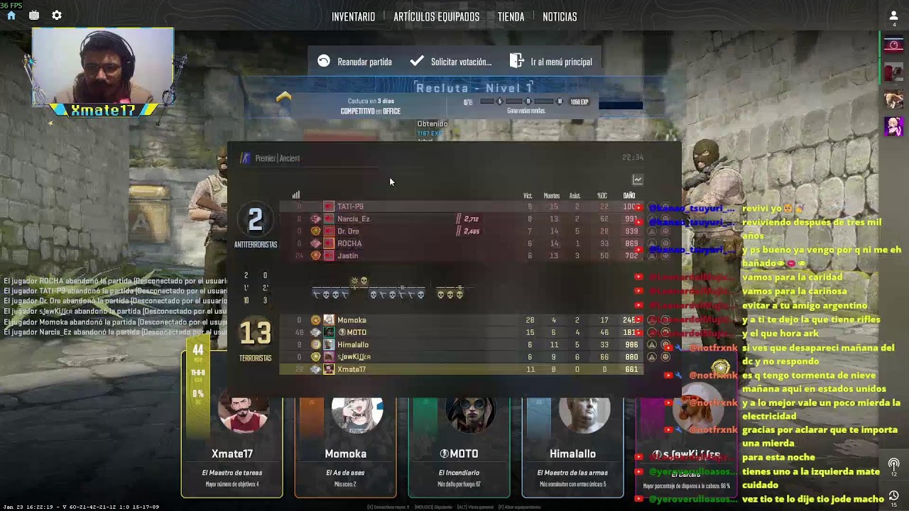 vamos a subir de elo niñooooo nueva season de countercito #csgo #diversion #entretenimiento #Xmate17