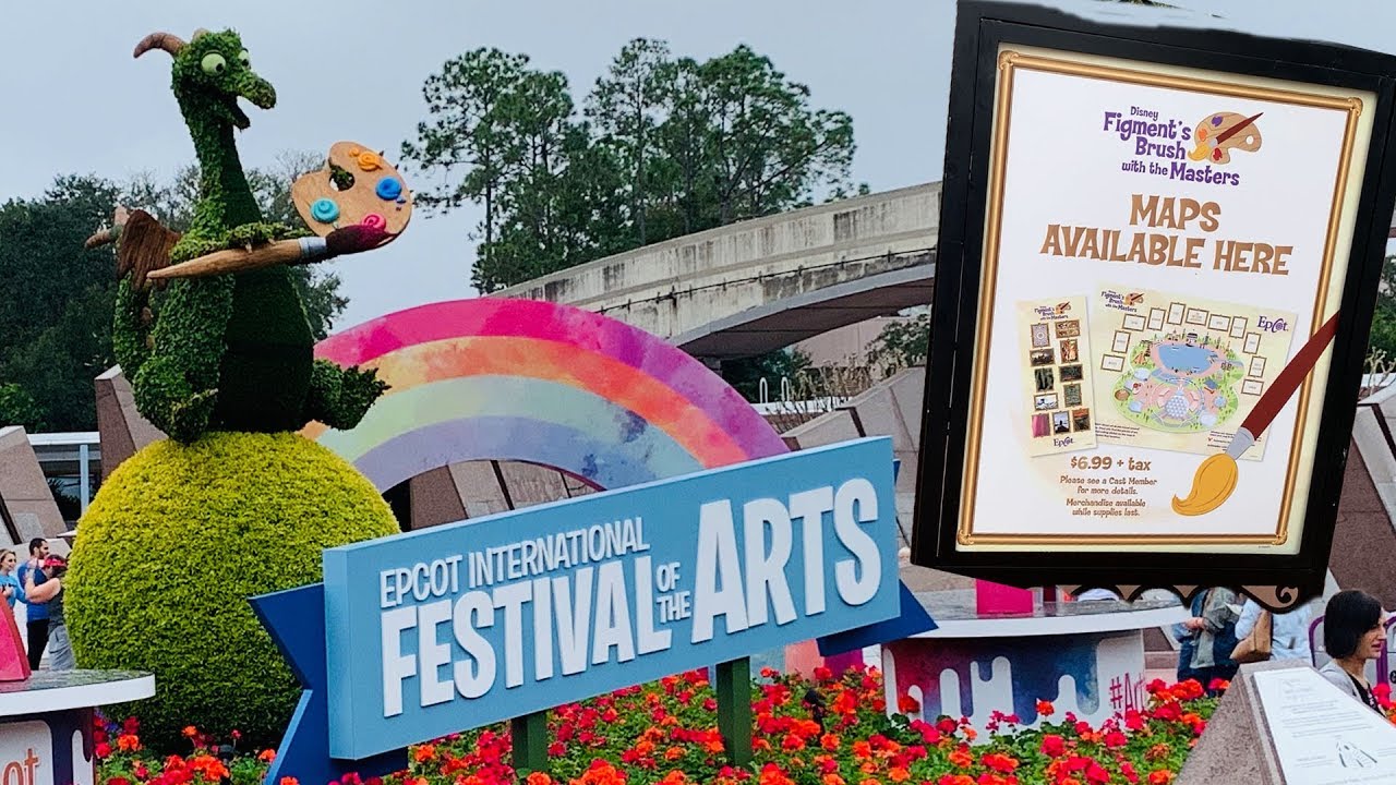 Figment's Brush with the Masters at Epcot's International Festival of the Arts