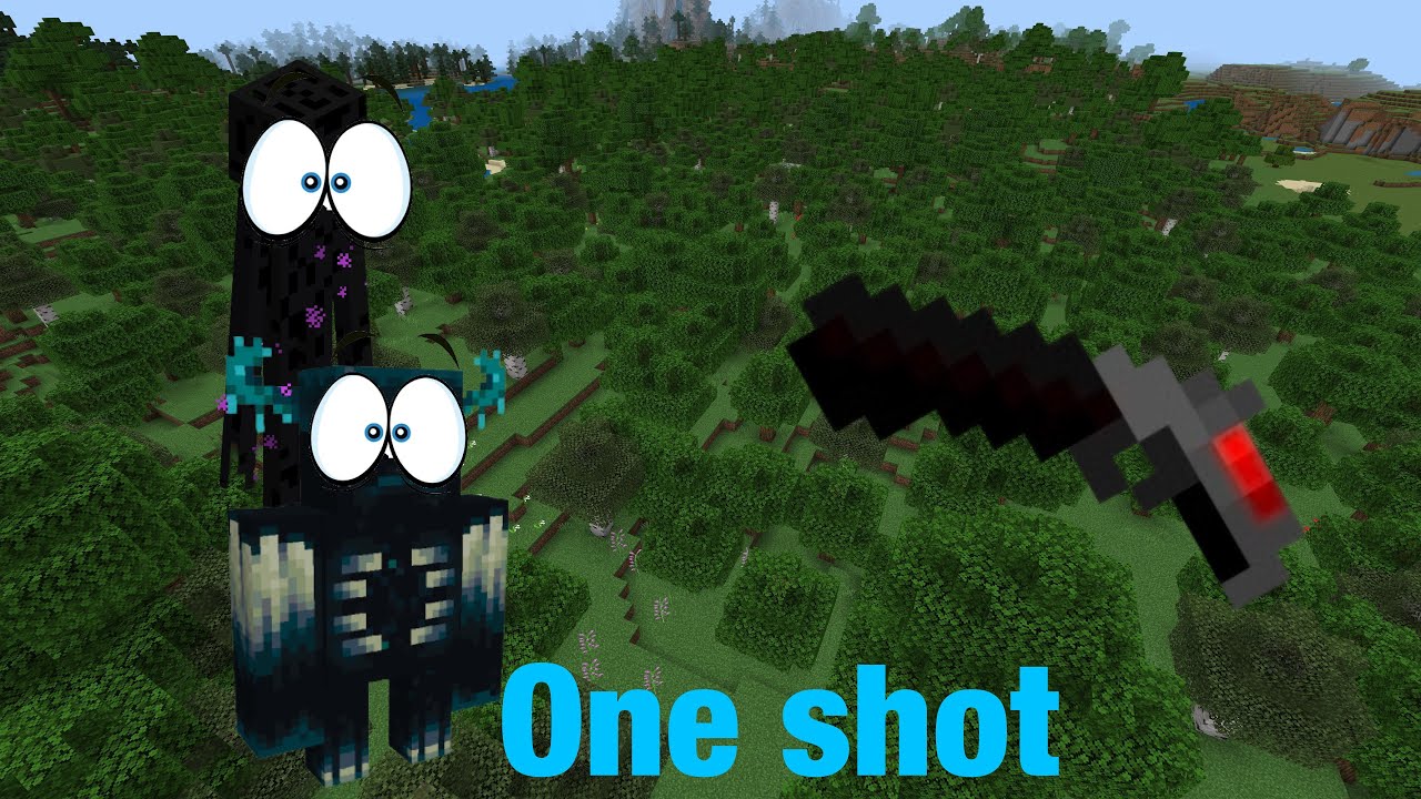 Мод ONE SHOT GUN для Minecraft