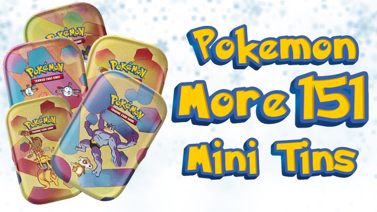 Pokemon Scarlet & Violet - More 151 Mini Tin Bundles!