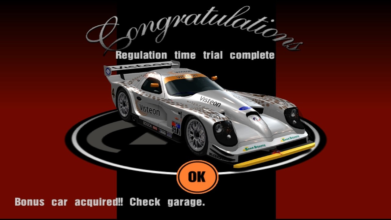 Gran Turismo 3: A-Spec Arcade Mode Time Trial 1-10 with 100% Game Status Complete | PlayStation 2