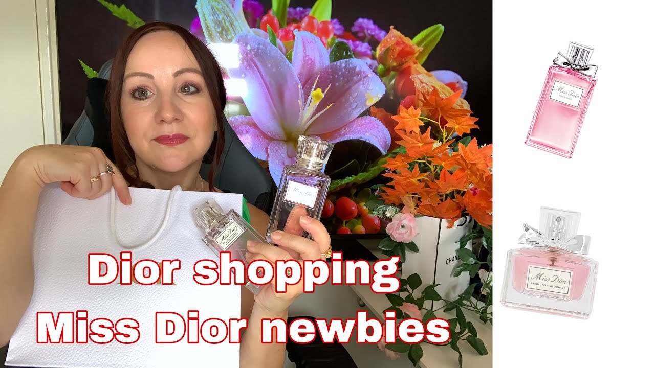 MISS DIOR FRAGRANCE SHOPPING + BODY MIST AND ROSE OIL🌸