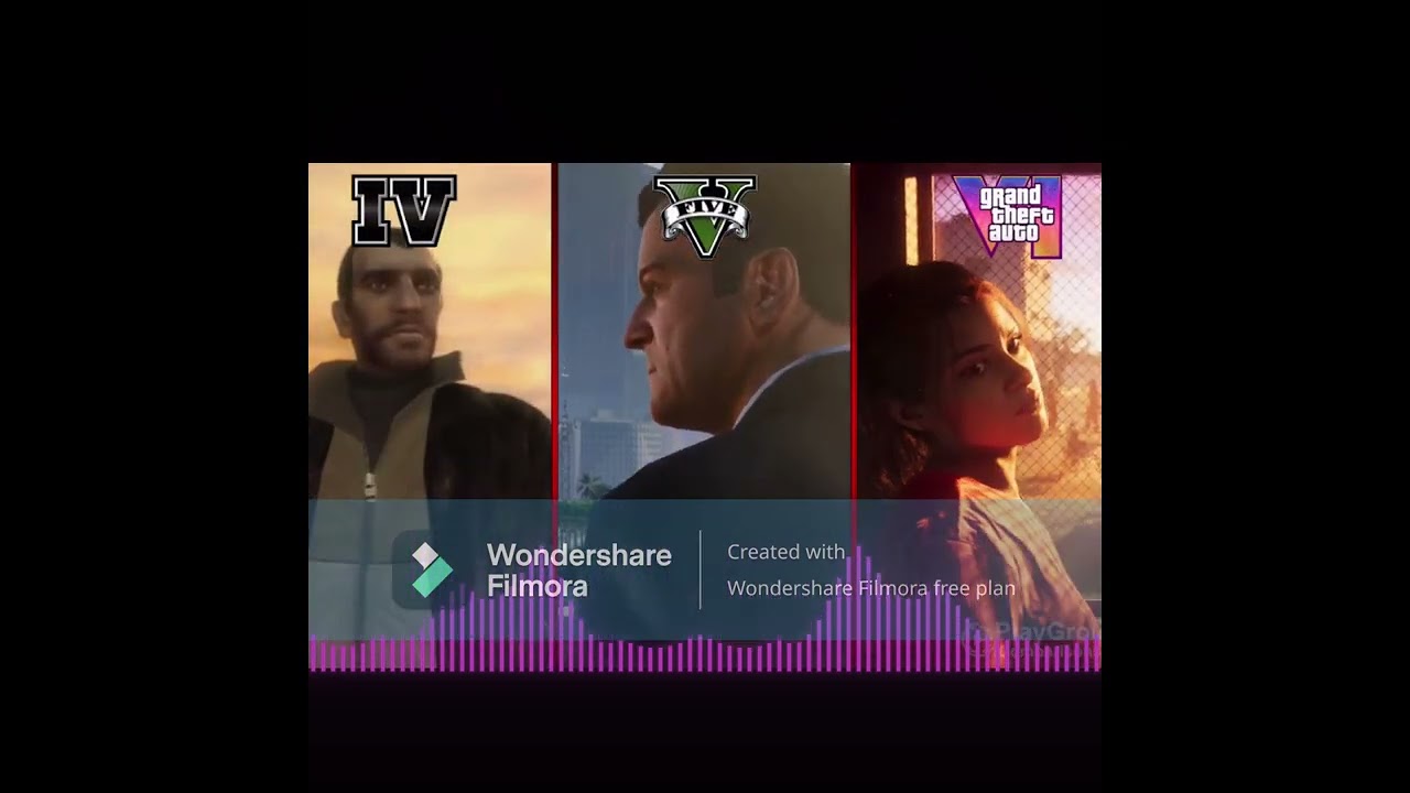 GTA IV GTA V GTA VI Edit Comparison I