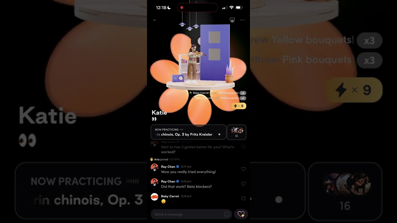 Ray Chen visited Katie at tonic studio 1/25/2026#practicewithtonic 