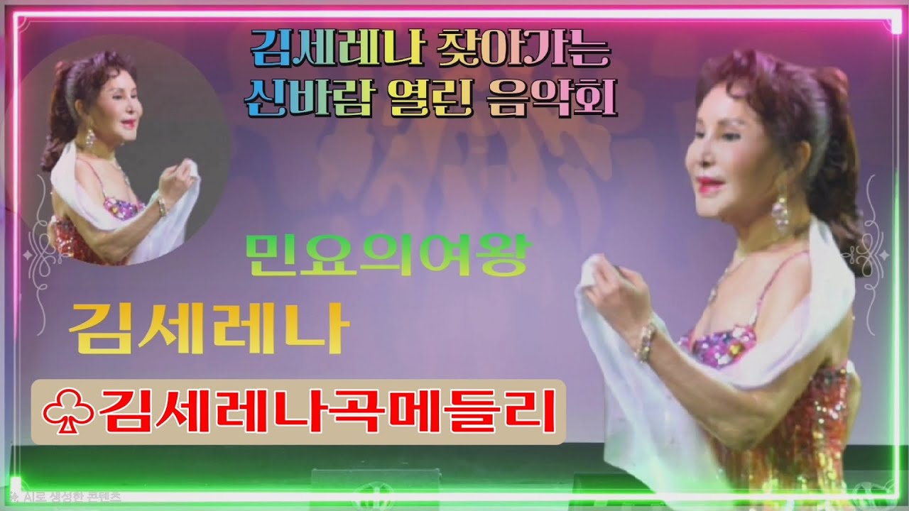 민요의여왕 김세레나/ 메들리