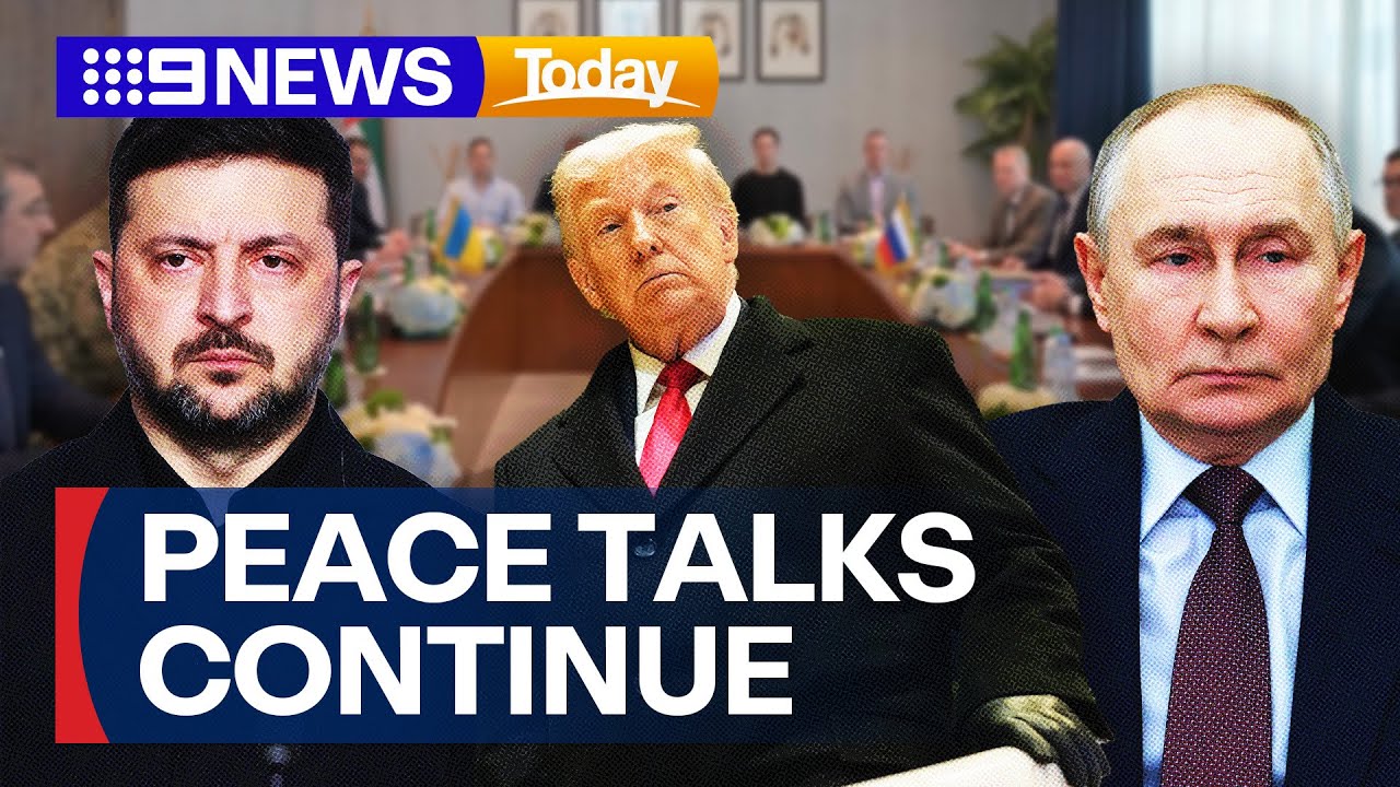 No apparent breakthrough after two days of trilateral peace talks | 9 News Australia