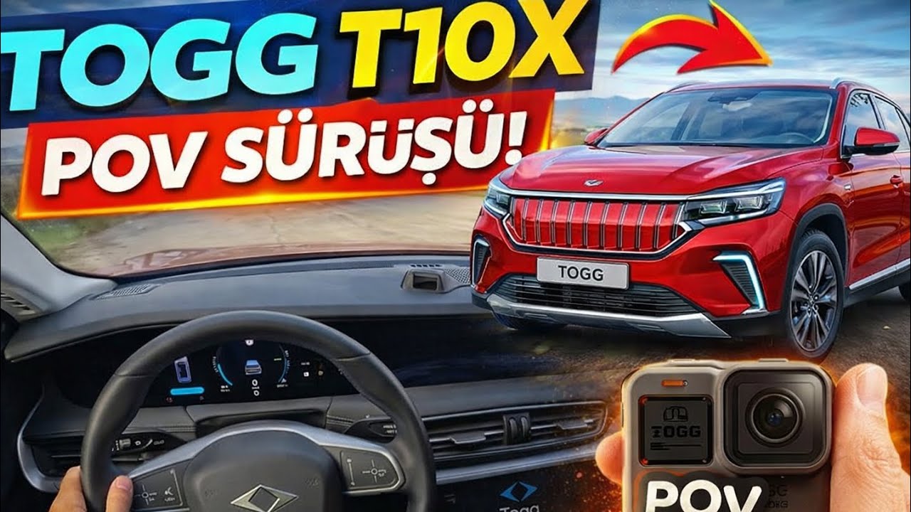 TOGG T10X POV S&Uuml;R&Uuml;Ş/ ARABA KULLANMA / #asmr