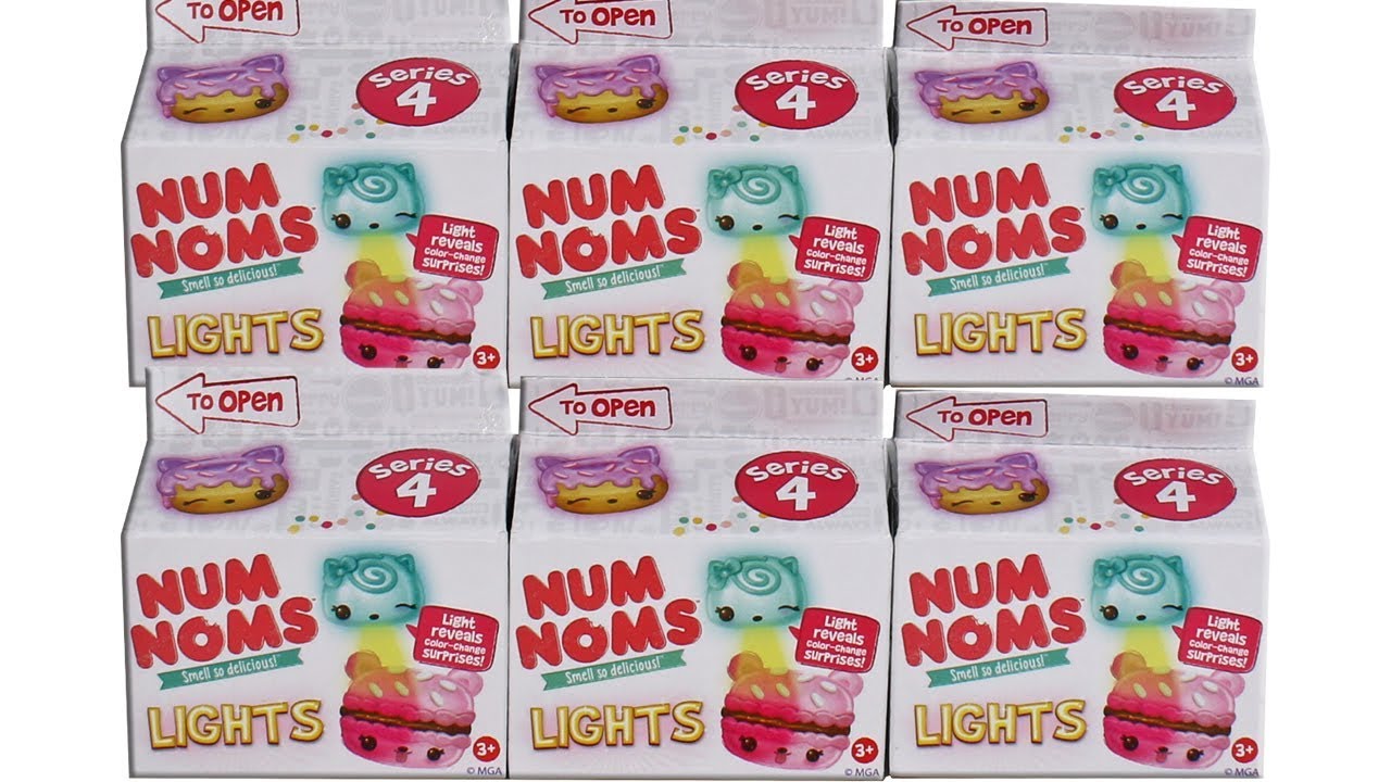 Num Noms Lights Series 4 Blind Box Unboxing Toy Review