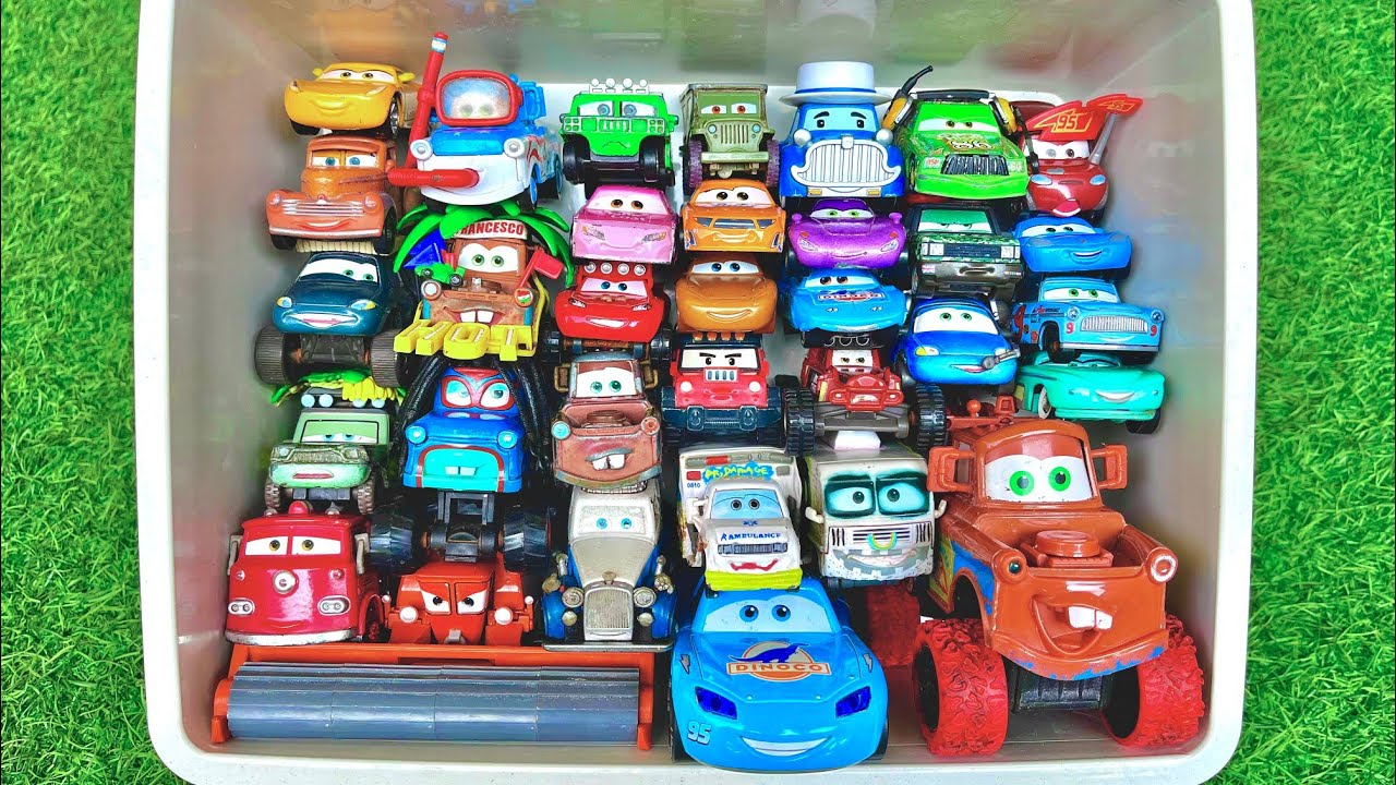 Disney Pixar Cars Unboxing Review | Lightning Mcqueen, Tow Mater, Doc Hudson, Sally Carrera, Cruz