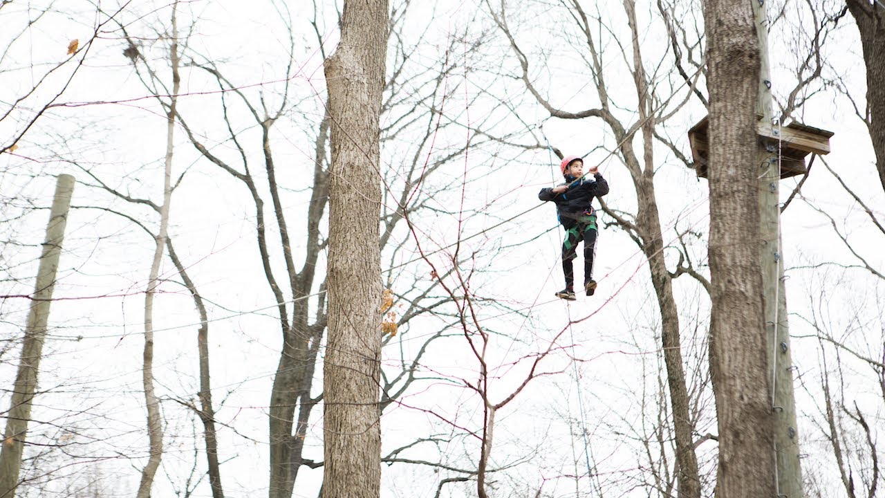 The Orchard School | Using The High Ropes To Discuss Biological Change and Physical Development