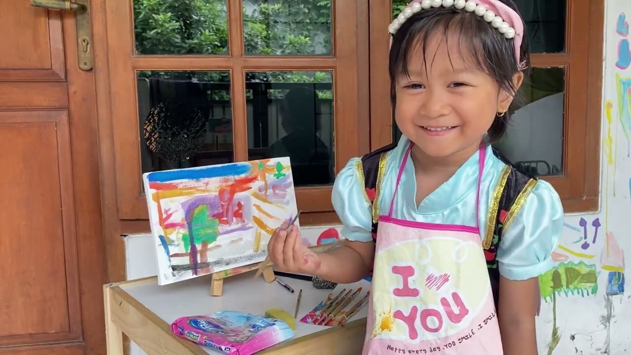 COLORFUL FUN PAINTING WITH YURI | SENSORY VISUAL & FINE MOTOR SKILLS STIMULATION FOR KIDS