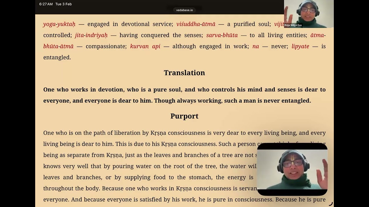 NAVA Bhagvad Gita 5.6 - 5.10   , 3 Feb