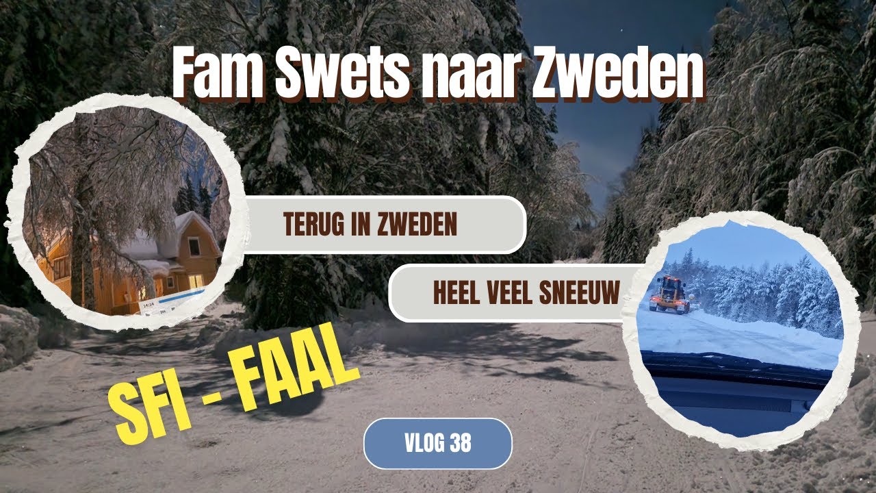 Heel veel sneeuw en S.F.I faal - Vlog 38