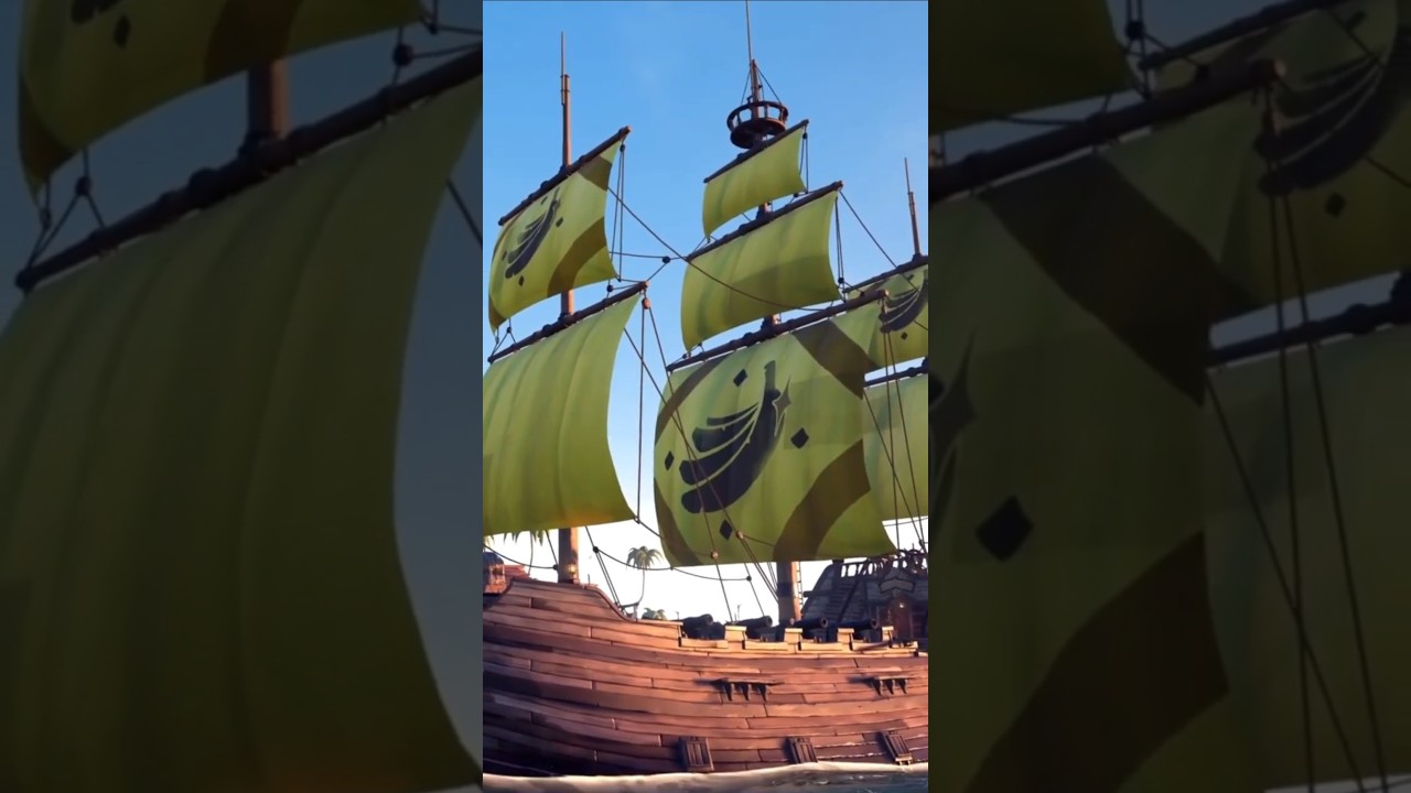 RAREST SAILS Banana Sails #seaofthieves #seaofthievesmoments #seaofthievesclips