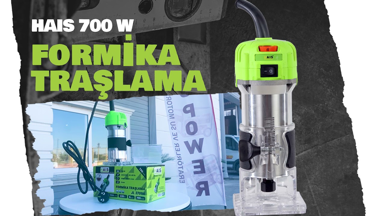 Hais Formika Traşlama Freze Makinası 700 Watt