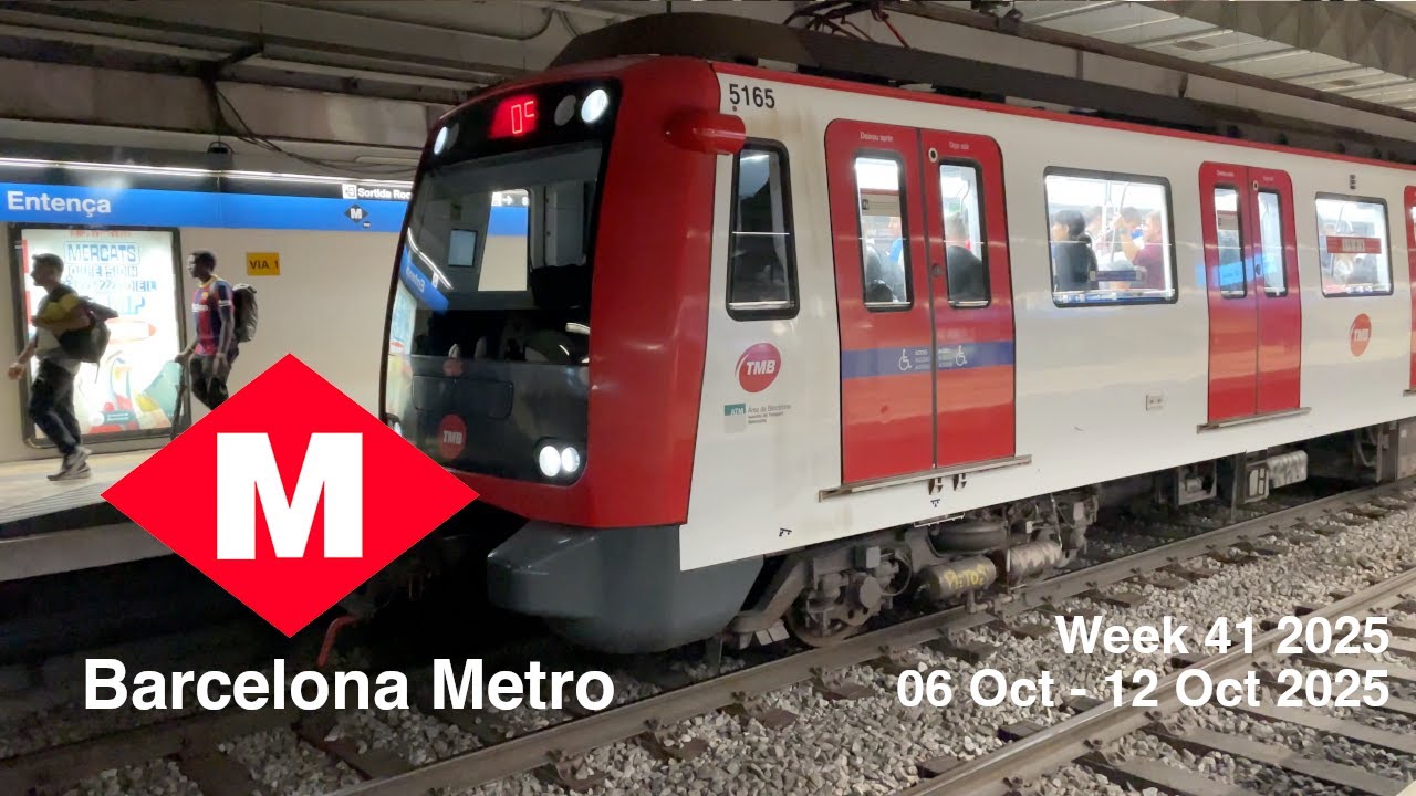 Camina conmigo en el Metro de Barcelona | Week 41 2025 | 3m | HD