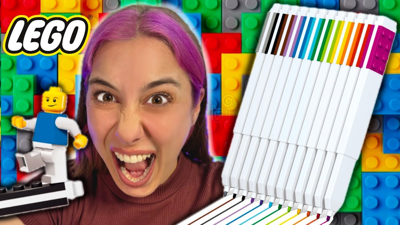Marcadores y papelería LEGO? LO MÁS CARO QUE COMPRÉ 😱💸🤑 ¿vale la pena?
