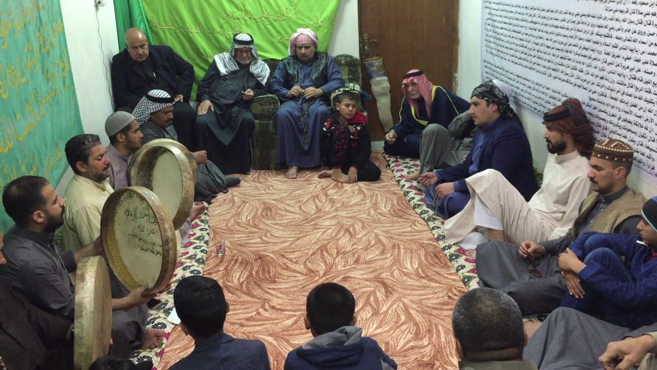 واكع دخيل بحضرة الكيلاني - يا معدن الاسرار والبرهاني ) المداح عيسى العبود في دار سيد يونس العيثاوي