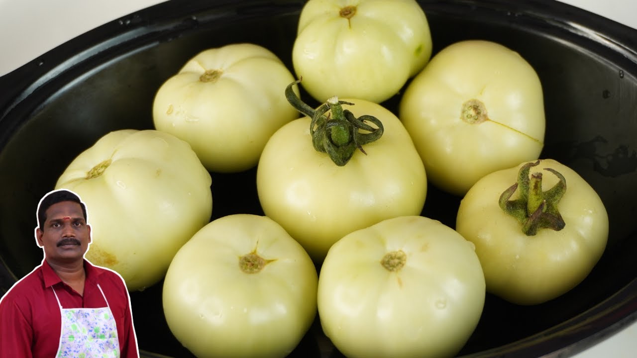 பச்சை தக்காளி இருக்கா ? சூப்பர் குழம்பு ரெடி | Green tomato curry | Balaji's kitchen