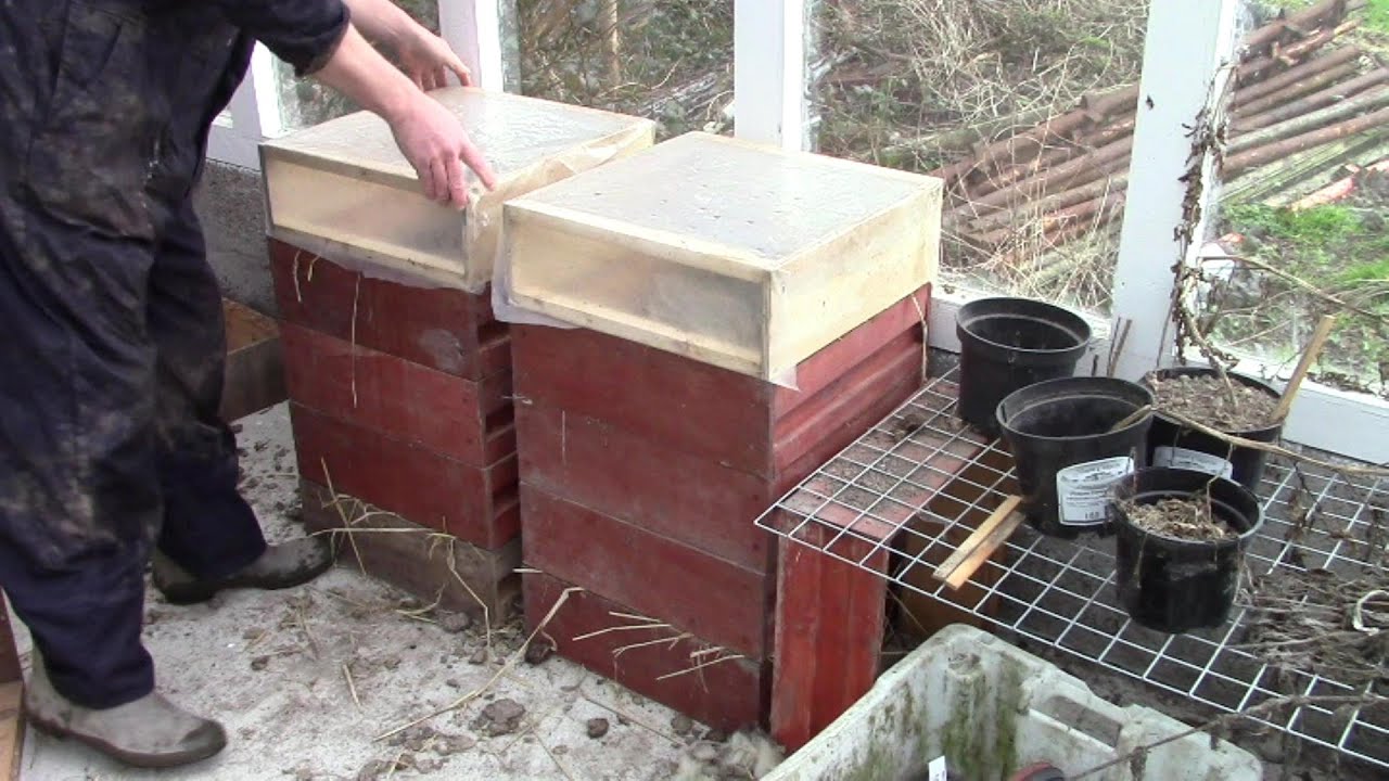 Recycling Old Beehives As Hot Bed Plant Propagators