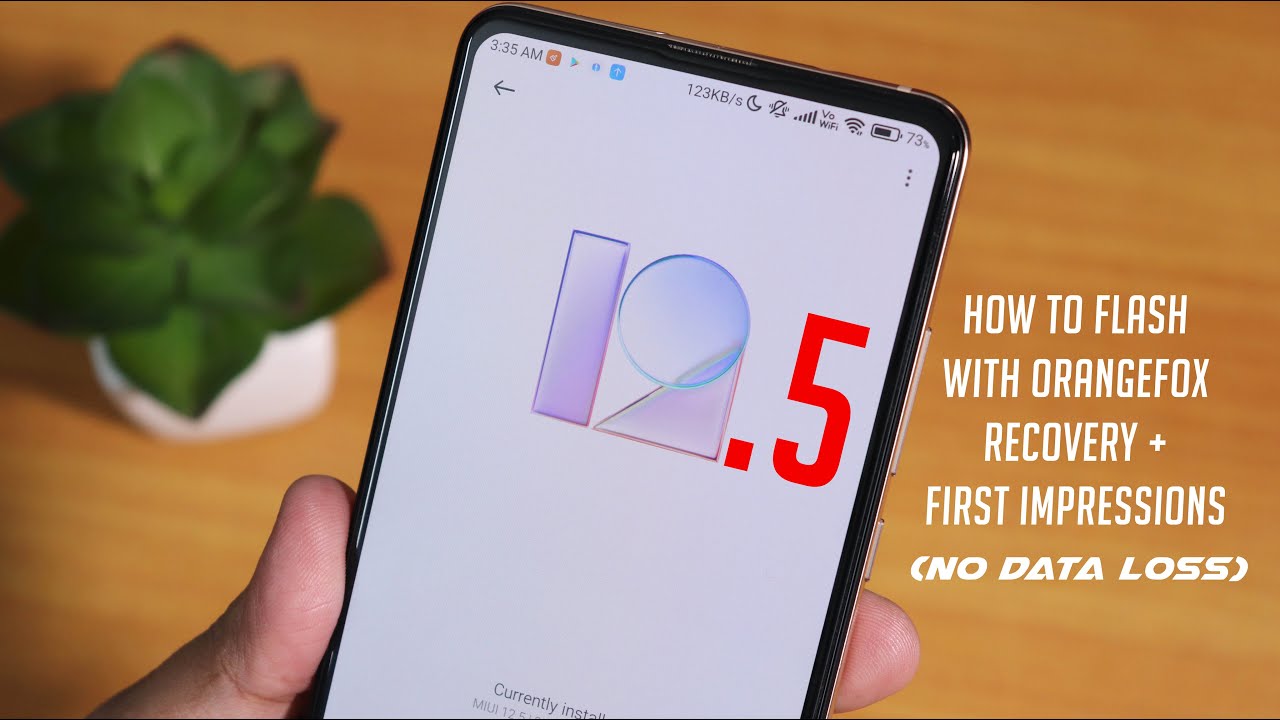 How To Flash MIUI 12.5 Without Losing Data With OrangeFox Recovery! On Redmi K20 Pro