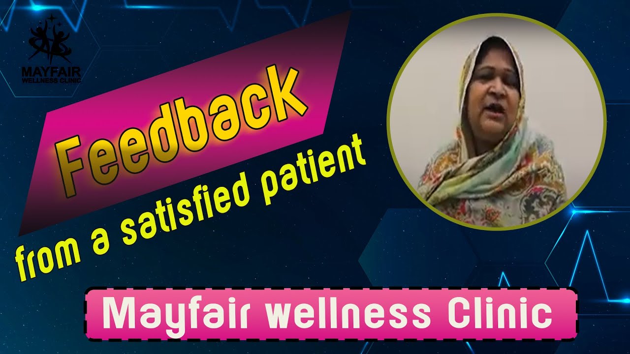 Feedback from a satisfied patient.