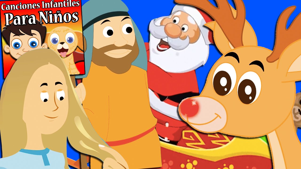 Mix canciones navideñas para niños | Rodolfo el Reno | Canciones Infantiles Para Niños
