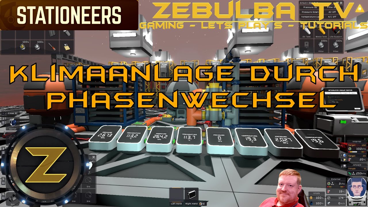 Stationeers - Zebulba forscht - Klimaanlage durch Phasenwechsel