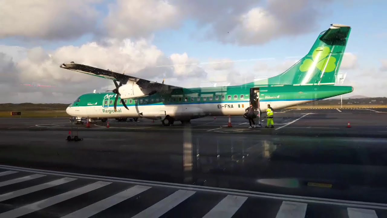 TRIP REPORT: Aer Lingus Regional  ATR-72-600 EI3402 Dublin 🛫🛬 Donegal.