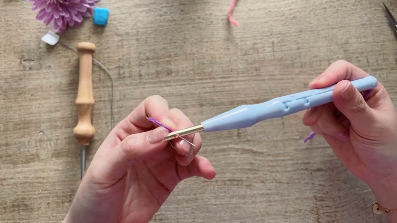 Handmade Threader for Punch Needles