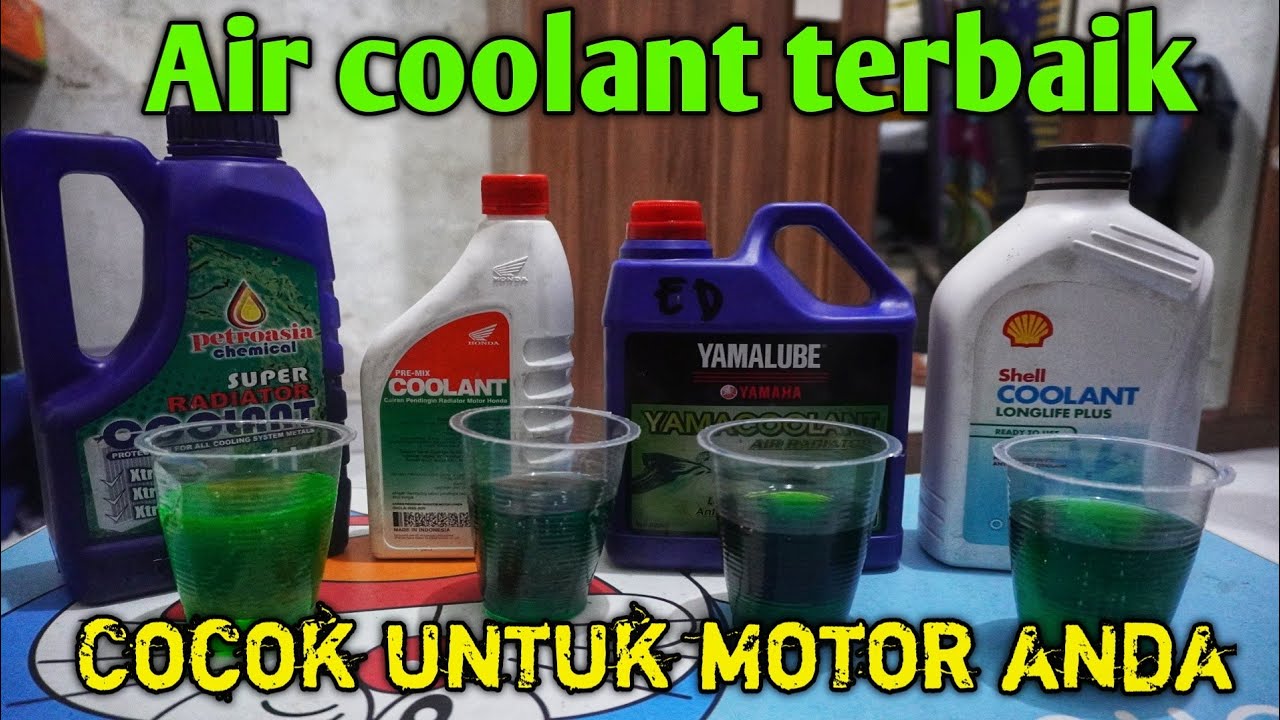 Air coolant terbaik untuk motor anda #darmenmotor